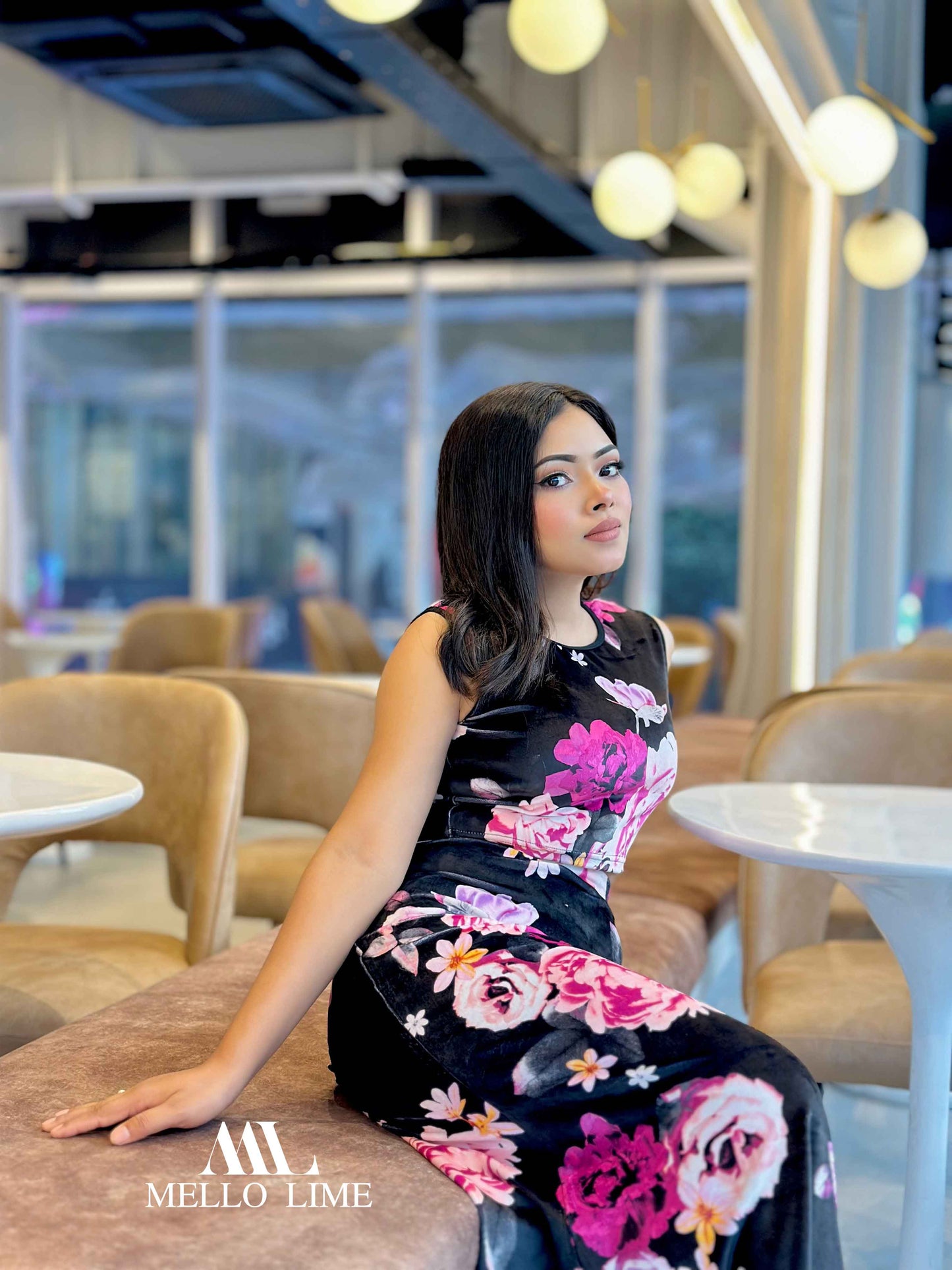 Velvet Skirt set