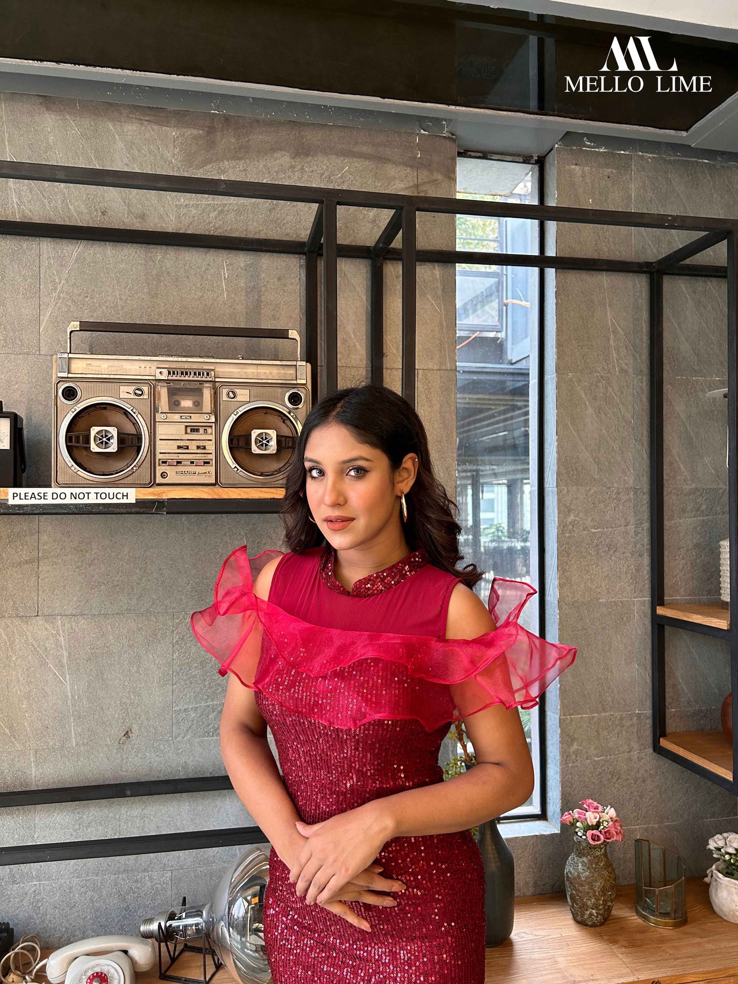 Stunning Sequined Bodycon Dress -Elegant Party Wear