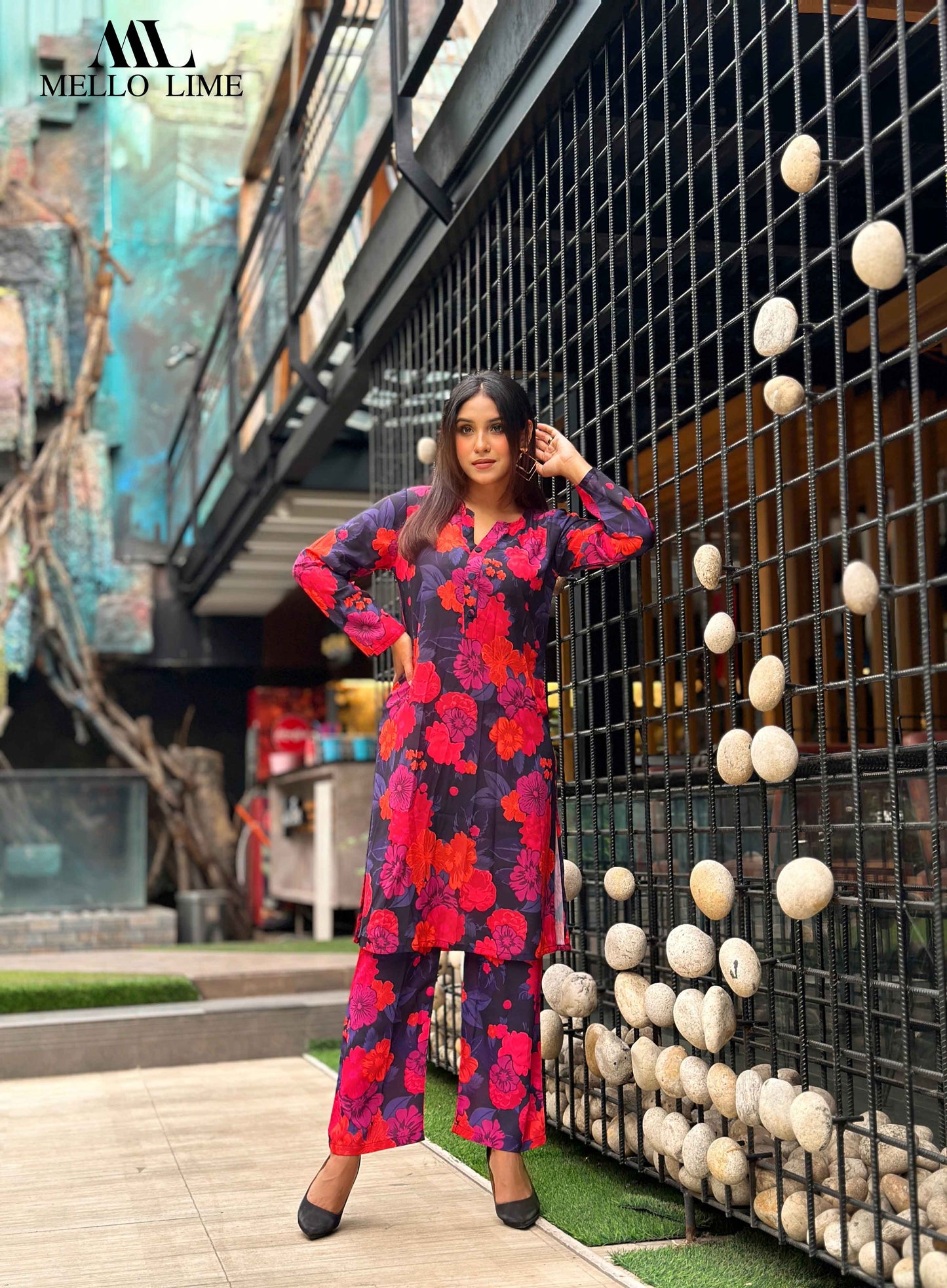 Floral Printed Co-Ord