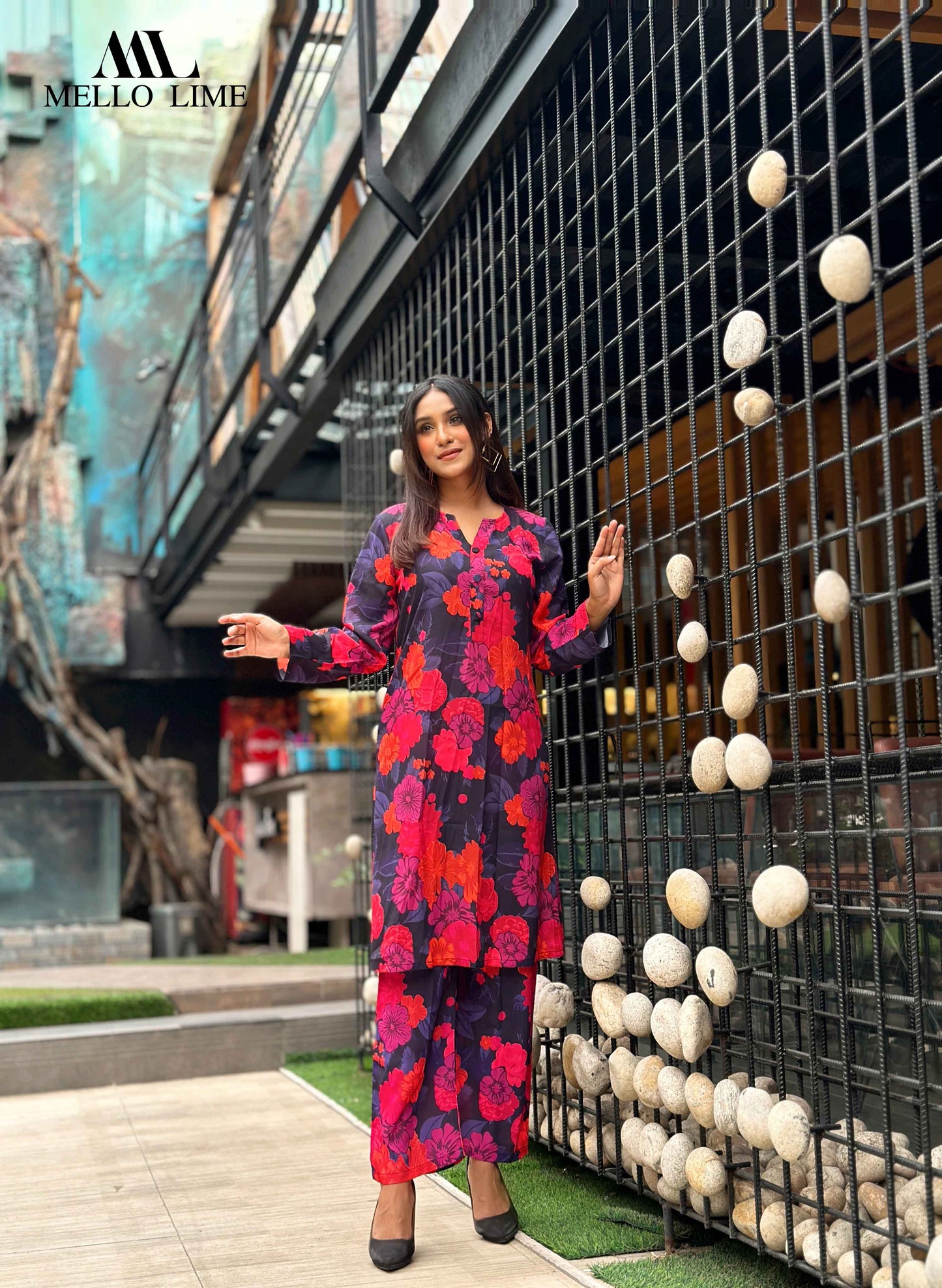 Floral Printed Co-Ord