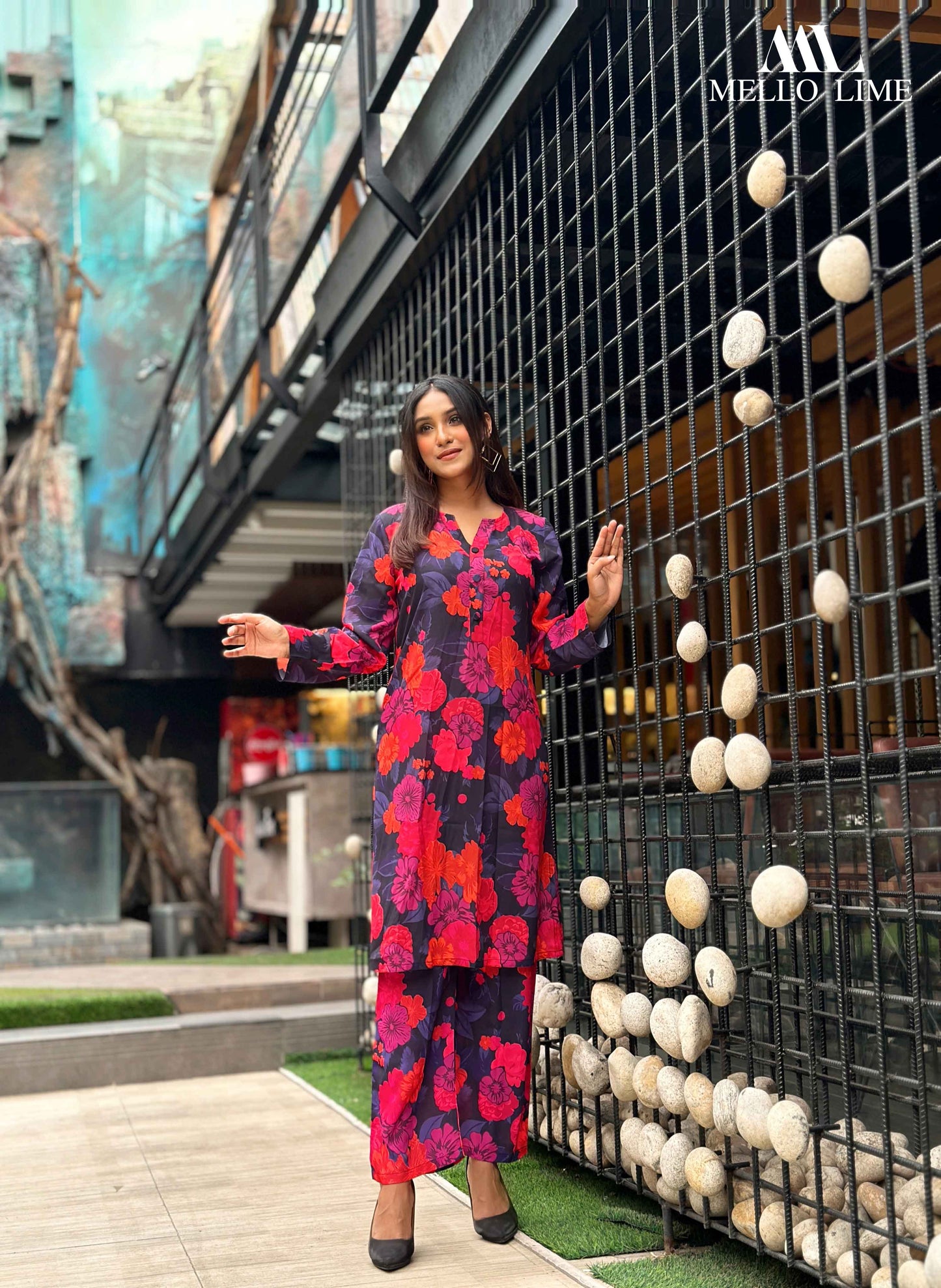 Floral Printed Co-Ord