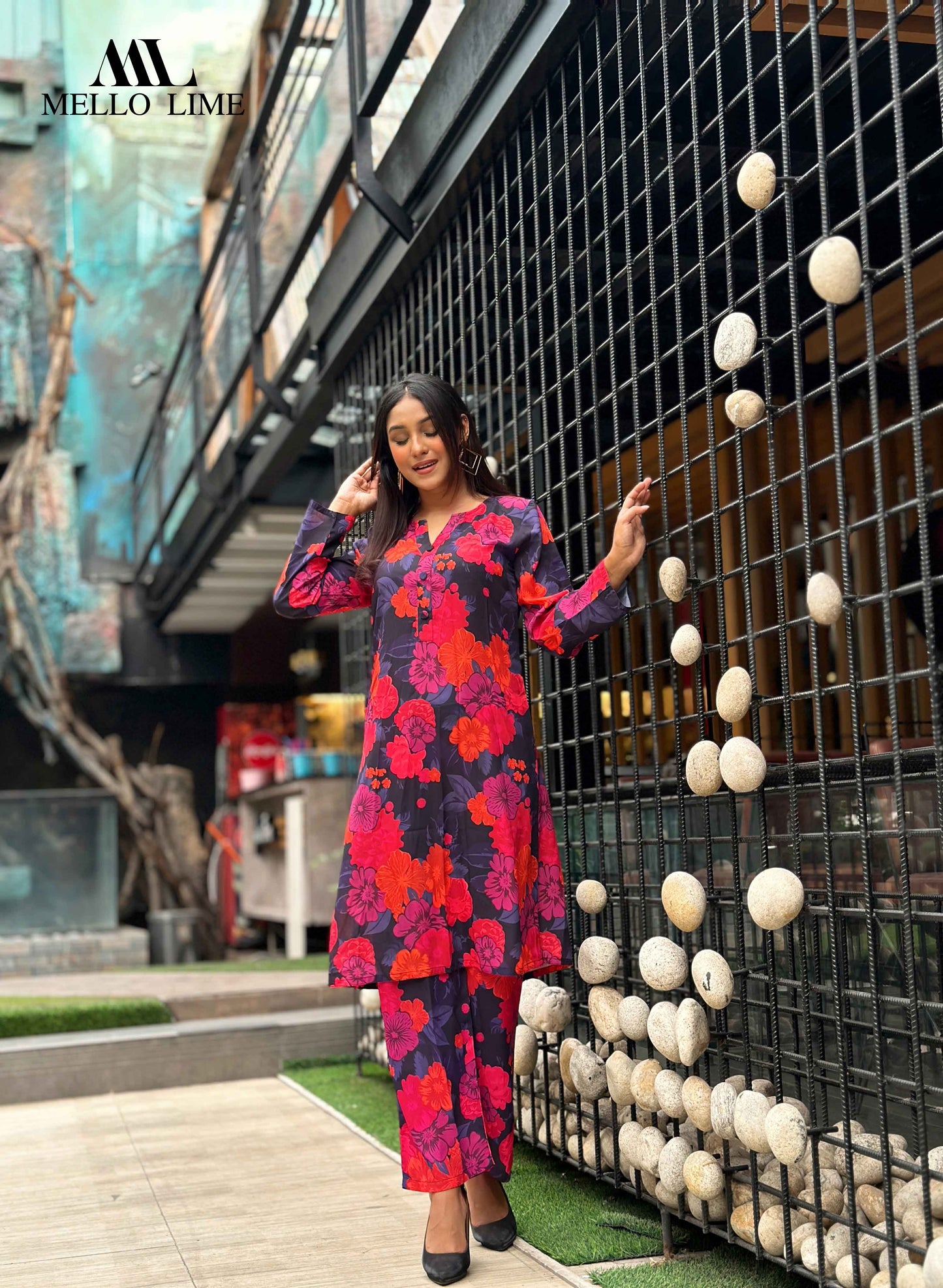 Floral Printed Co-Ord