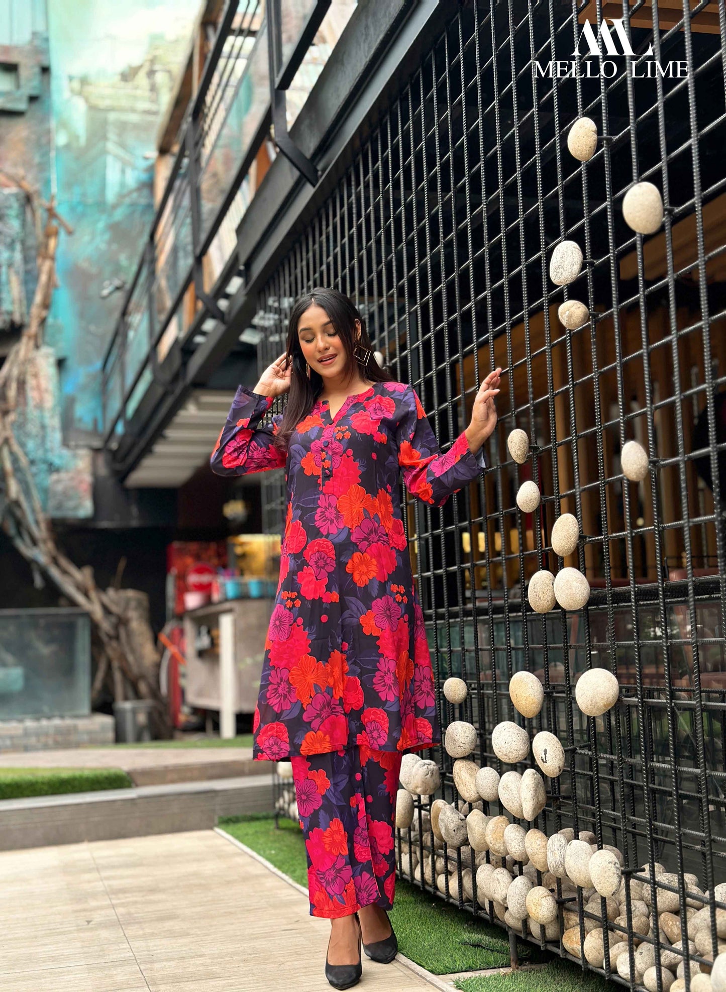 Floral Printed Co-Ord