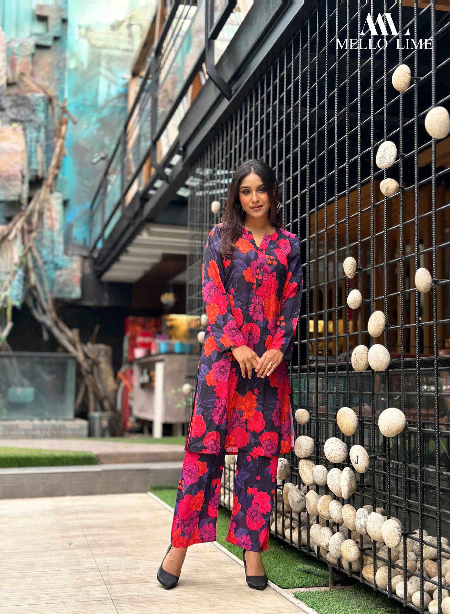 Floral Printed Co-Ord
