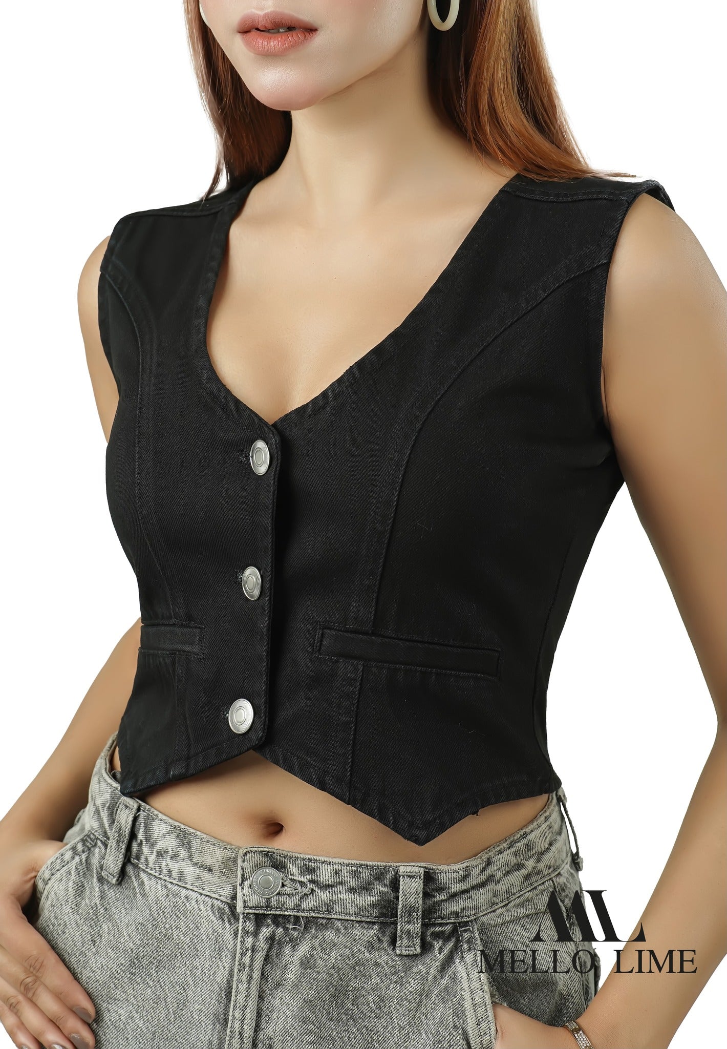 Denim vest