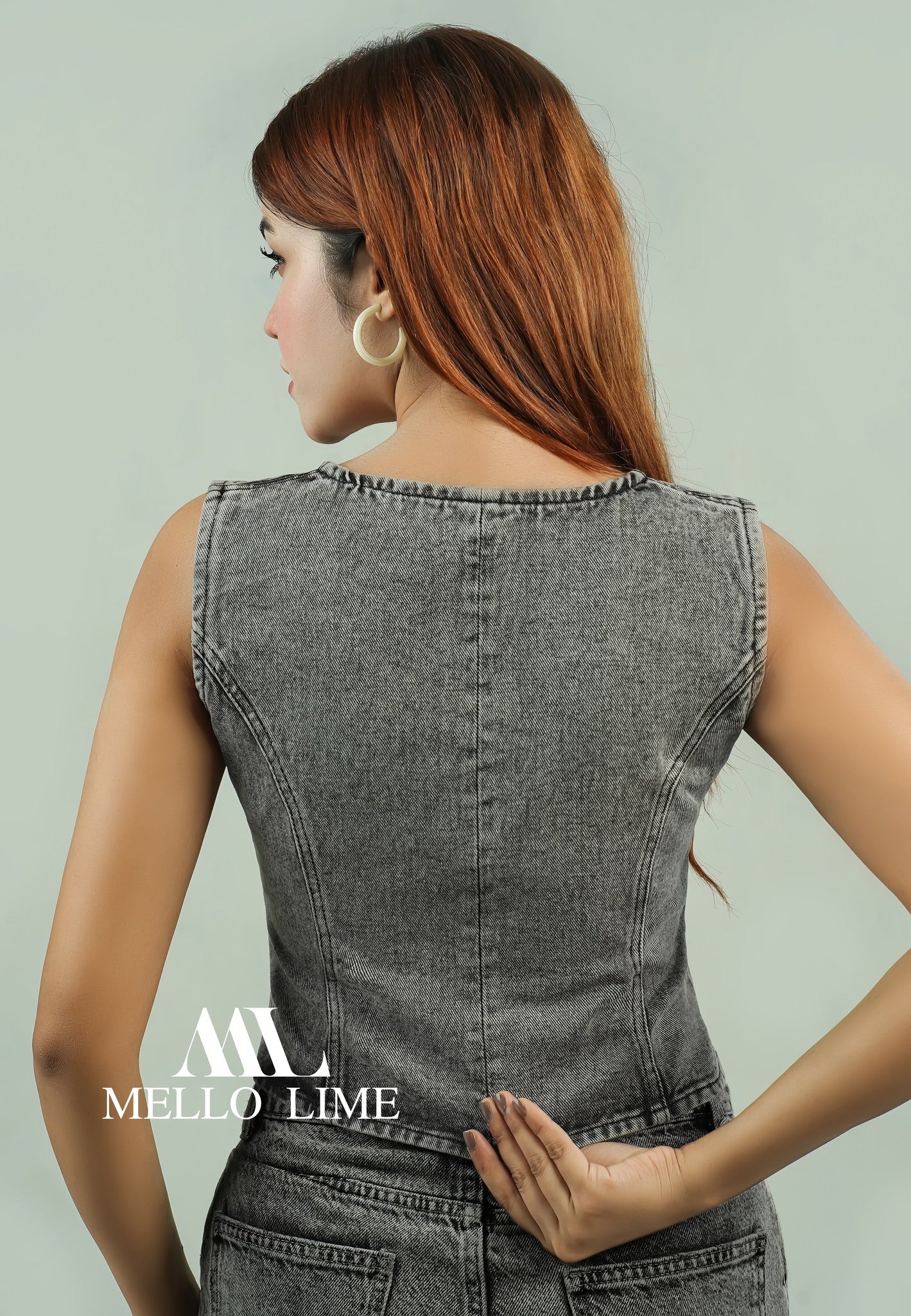 Denim vest