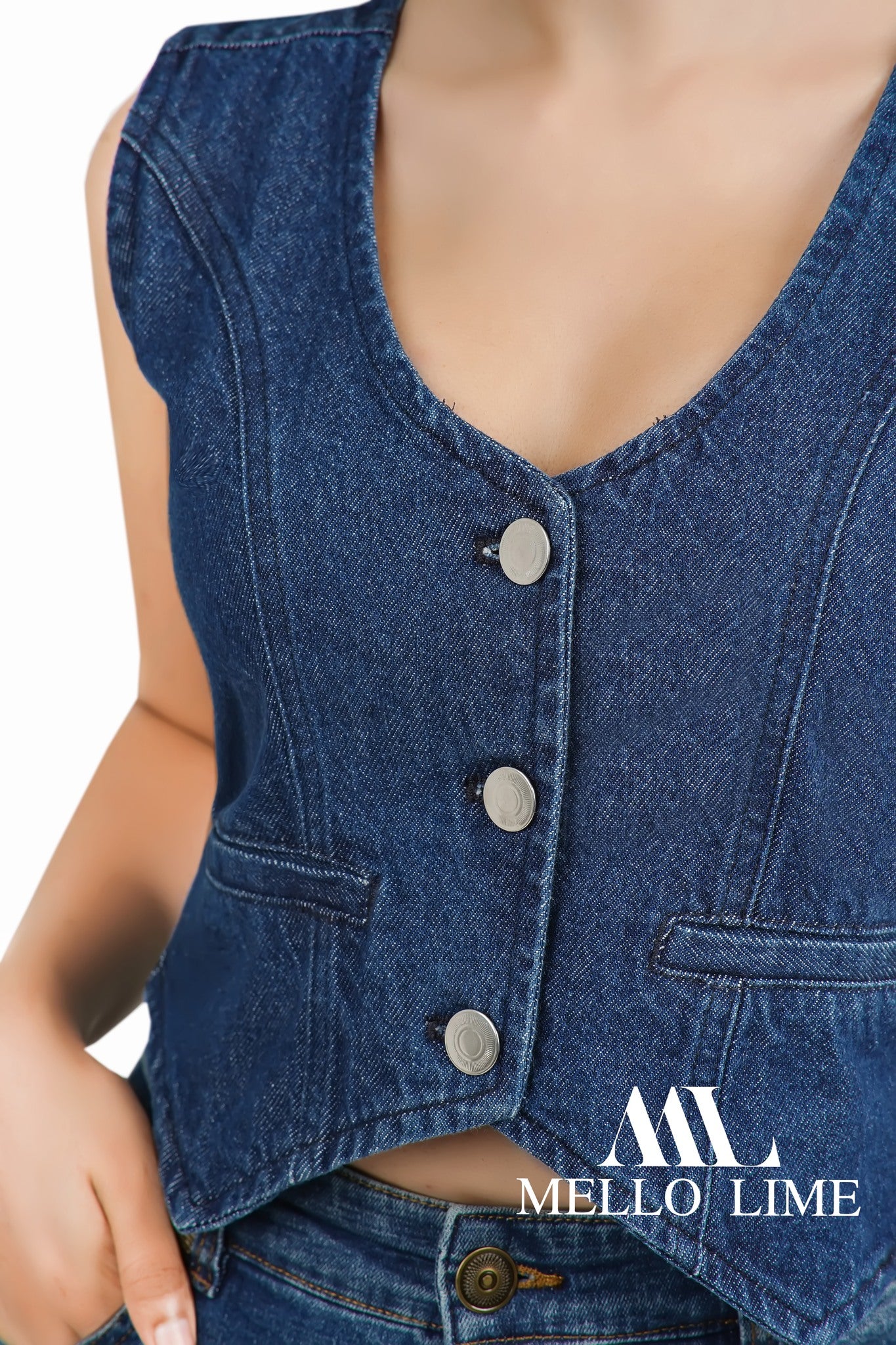Denim vest