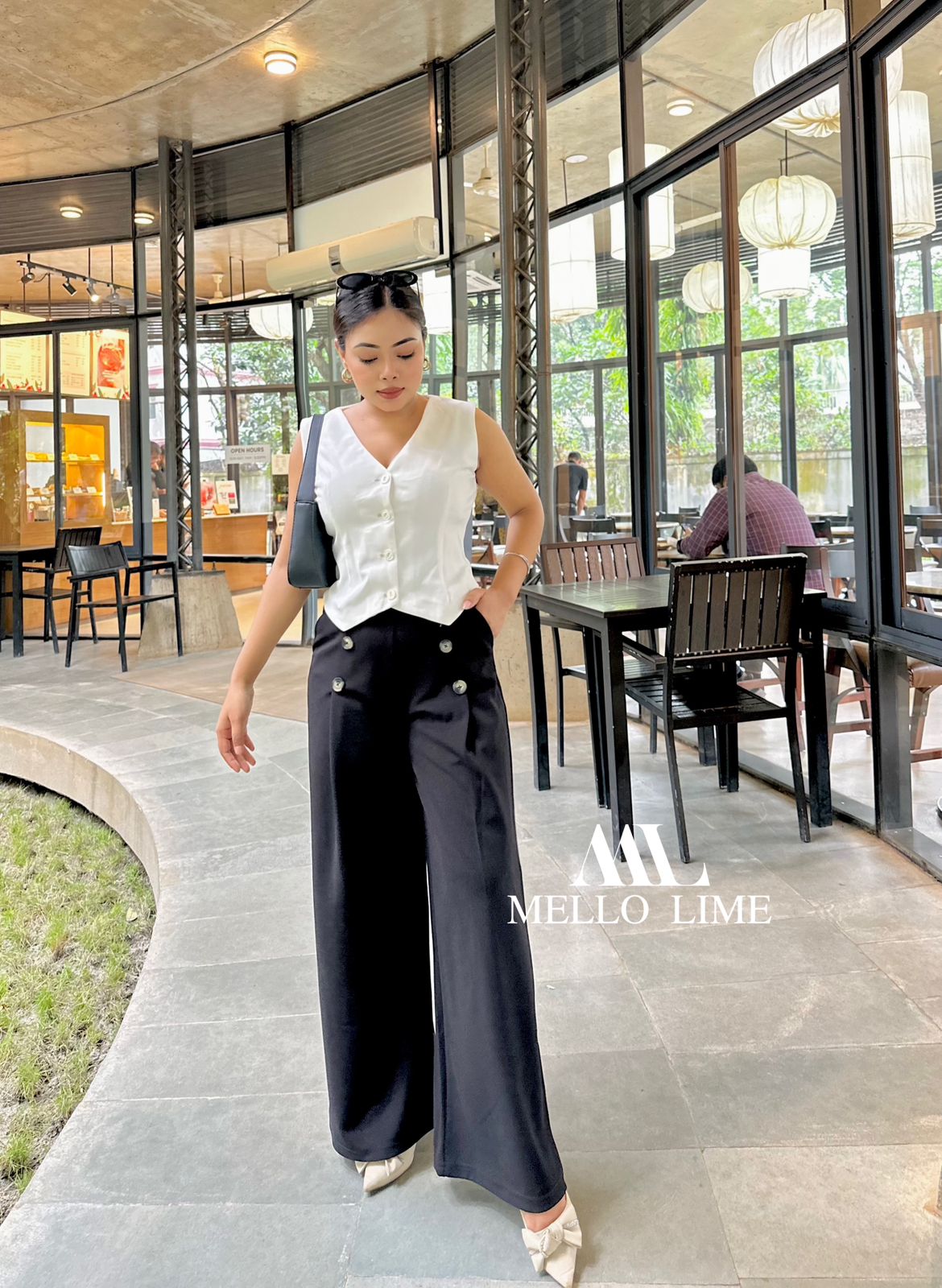 Black Wider Pants For Women
