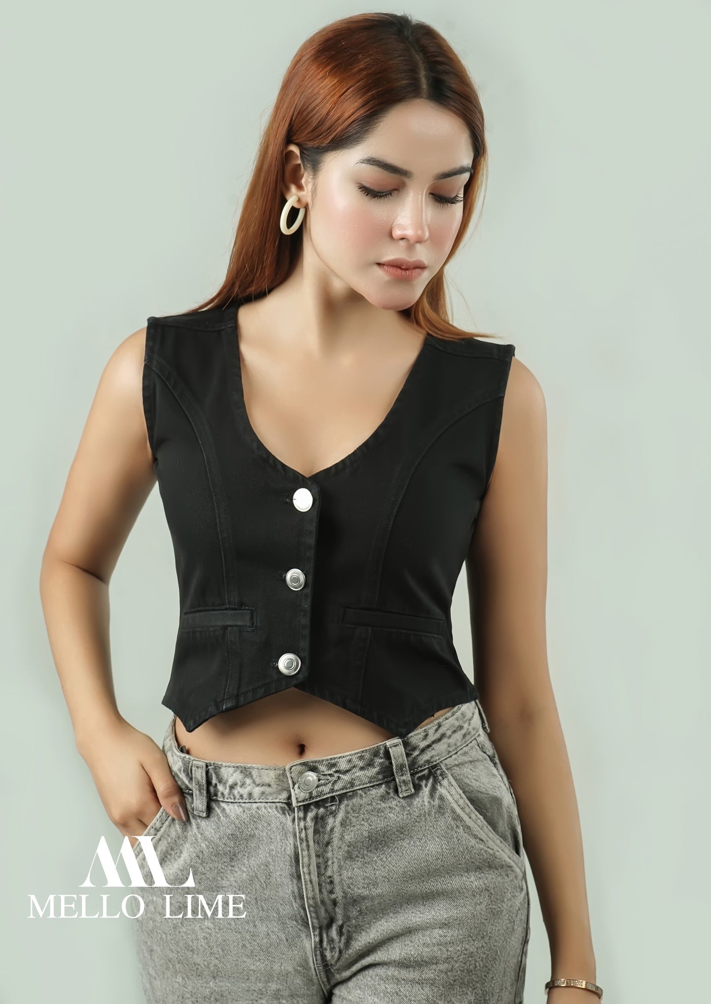 Denim vest