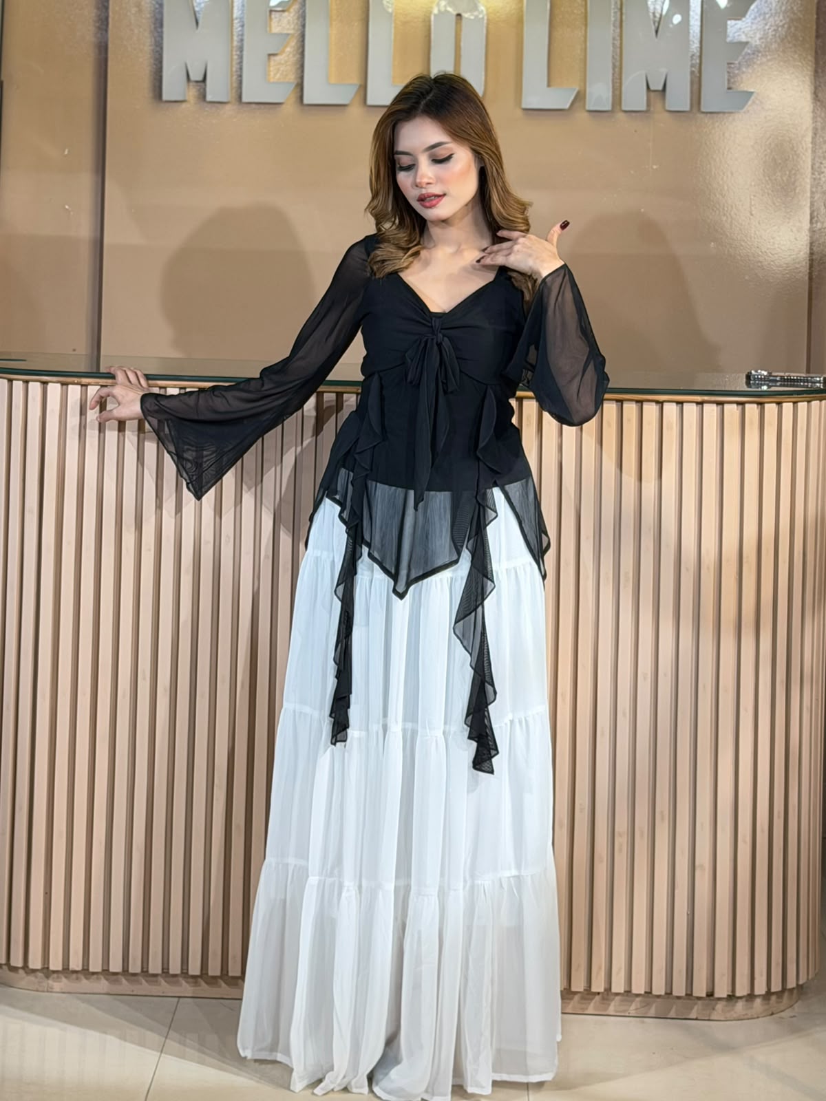 Bella Mesh Top