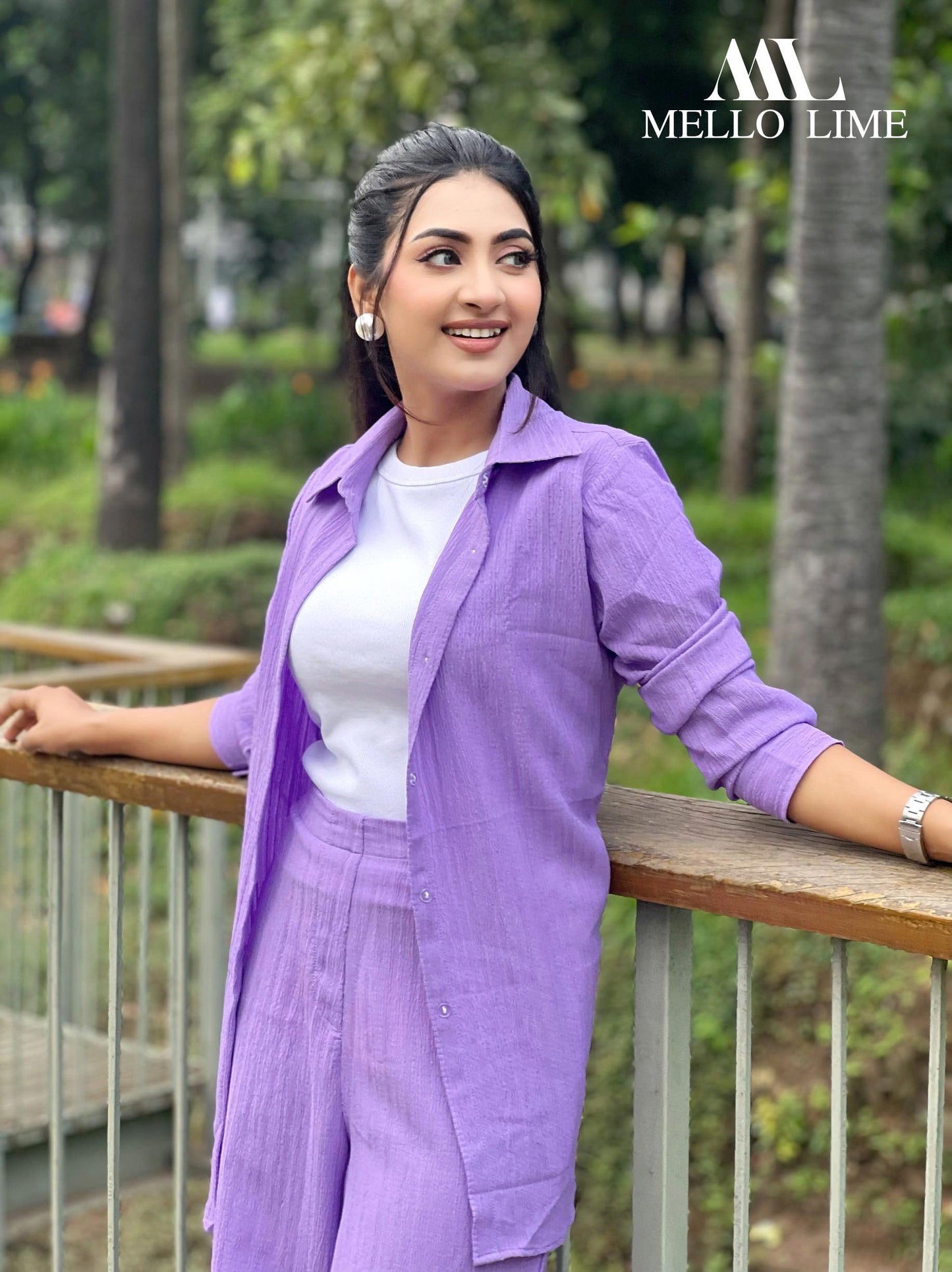 Purple color Co-Ord Set